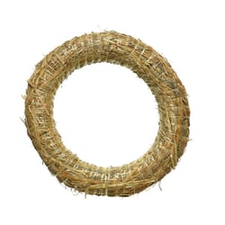 Couronne de Noël Nature (30 cm) - Paille