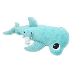Les Déglingos Les PTIPOTOS by Peluche Clou Requin Marteau Maman  and  Bebe Bleu Aqua - Les D glingos