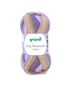 Fil à tricoter LISA PREMIUM COLOR - Grundl - certifiée Oeko-Tex 20 Multicolore
