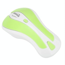 Souris Sans Fil Ultra-Minces 1600 DPI 7 Boutons Ergonomique Gaming Blanc Rouge YONIS