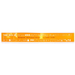 Trace Lettres ISO 12 mm