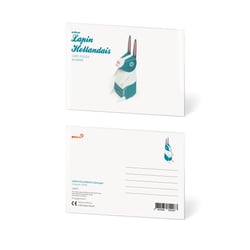 CARTE POSTALE LAPIN HOLLANDAIS