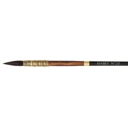 Pinceau - Lavis - Aquarelle - Isabey - Petit Gris - 6234i - N°2/0 - Fibres naturelles