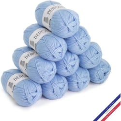 10 pelotes de laine - Clapotis - 100% acrylique - Bergère de France - Barisienne