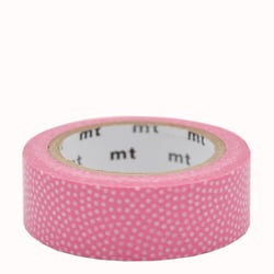 Masking tape - Pois Samekomon vieux rose - 7 m x 15mm