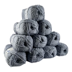 Lot de 10 pelotes Azurite Bleu Gris - 100% Acrylique - 50g/140m - Distrifil