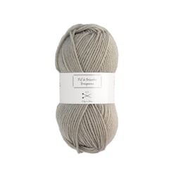 Pelote de fil à tricoter - gris - Fil de 85m - compatible avec aiguille 3,5mm