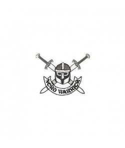 Ecussons Thermocollant Viking 5 X 5 cm - Mediac North Warrior noir
