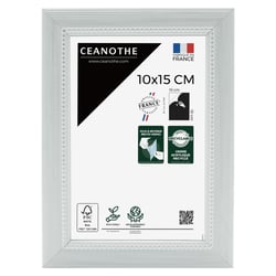 Cadre photo Perle gris clair 10x15 cm