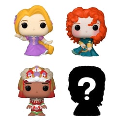 Disney Princesses - Pack 4 figurines Bitty POP! Vinyl Rapunzel 2,5 cm - Funko