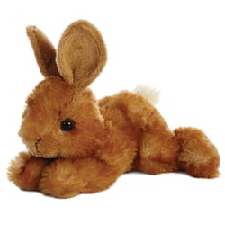 Peluche AURORA - Lapin - 20 cm - Marron