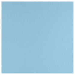 Papier cartonné texturé Florence - Bleu ciel - 20 feuilles - 30,5 x 30,5 cm - 216 g/m²