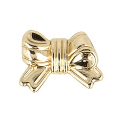 Bouton mini noeud 15mm or