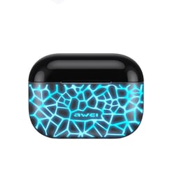 Ecouteurs Bluetooth Sans Fil Étanches Avec Autonomie Longue Et Effets Lumineux Bleu YONIS