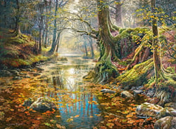 Puzzle 2000 pièces - Réminiscence de la Forêt d'Automne - Castorland