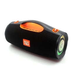 Enceinte Bluetooth Portable 20W TWS Subwoofer LED Camouflage 3000mAh Noir YONIS