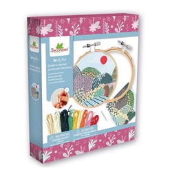 Lovely box – Broderie paysage – Sycomore