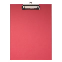 Porte-bloc papier enduit - Format 23x32cm pour A4 - Rouge - x 10 - Exacompta