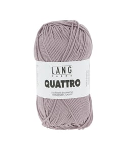 Fil à tricoter 100% coton QUATTRO - Lang Yarns 248 Violet