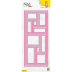 Matrices de découpe Nellie's Choice - Rectangle Quilt - 8,8 x 21 cm - 12 pièces
