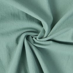 Tissu Coton Lavé aspect Lin uni Vert jade