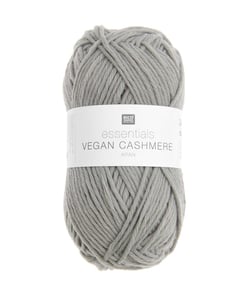 Fil à tricoter Essentials Vegan Cashmere aran - Rico Design 08 Gris