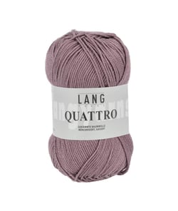 Fil à tricoter 100% coton QUATTRO - Lang Yarns 48 Violet