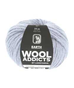 Pelote de Laine et Alpaga à tricoter EARTH - Wool Addicts 0020 Bleu