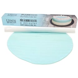 Pâte à Sucre Bleue Ciel à dérouler - 430g