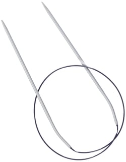 Prym 211232 Aiguilles à tricoter circulaires en aluminium Gris 60 cm 3 mm