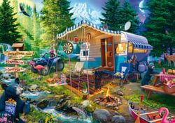 Puzzle 1000 pièces - Jeff Haynie - Caravane dans la montagne - Schmidt Spiele