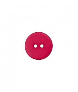 Carte de 4 boutons polyester Rond 2 trous 12mm - Prym - certifié Oeko-Tex Fuchsia Rose