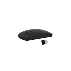 Souris Optique Laser Ultra-Mince Sans Fil 2.4 Ghz Avec Mini Récepteur USB Noir YONIS