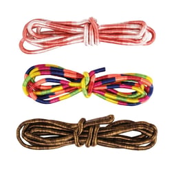 MégaCréa DIY - Cordelette tissée 3 mm x 1 m Assortiement de 3 couleurs