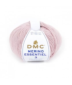 Pelote de laine Merino Essentiel 3 - DMC - Certifié Oeko-Tex 955 Rose