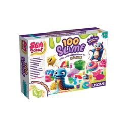LISCIANI GIOCHI Slumi Science : Kit créatif 100 slimes et 100 recettes, dès 7 ans