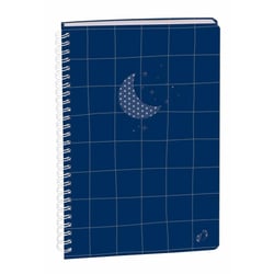 CARNET RIGIDE A5 SPIRALE - 192 PAGES Authentik - 15x21 cm