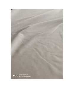 Tissu d'ameublement velours de Grande Marque de 140 cm de largeur ACTE CRAIE vendu par 50 cm