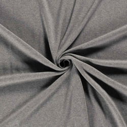 Tissu Sweat envers molletonné CosyMood uni Gris
