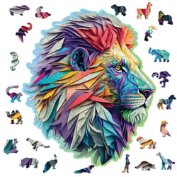 Wooden City Puzzle: MODERN LION 250/25, en bois, 8+