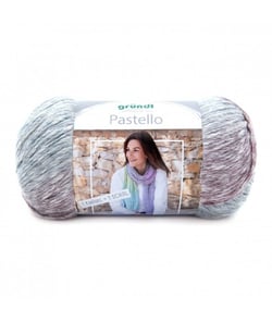 Fil à tricoter multicolore PASTELLO - Gründl - certifié Oeko-Tex 2 Violet
