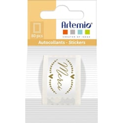 ROULEAU AUTOCOLLANTS FOIL ON SE MARIE - 25X35 MM