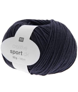 Coton à tricoter CREATIVE SPORT DK - Rico Design 033 Bleu marine