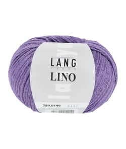 Pelote de lin à tricoter Lino - Lang Yarns 146 Violet