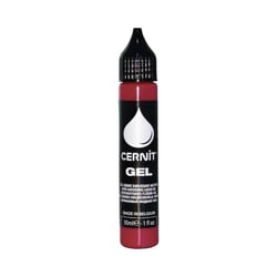 Gel polymère - Pâte à modeler - Liquide - À cuire - Rouge - 30ml - Cernit