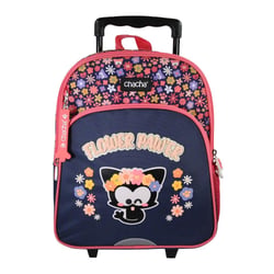 Sac à dos à roulettes Chacha 30 CM - Maternelle - 1 compartiment Flower Paw'er