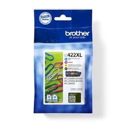 Pack 4 cartouches LC422XLVAL - BROTHER - Pour Business Smart MFC-J5340DW, MFC-J5345DW, MFC-J5740DW, MFC-J6540DW et MFC-J6940DW