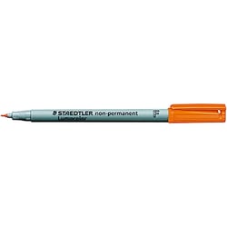 Feutre - Effaçable - Orange - Pointe fine 0,6mm - Staedtler - Lumocolor 316F