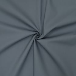 Tissu popeline de coton Gris anthracite - designers-factory (1m x 1m46)