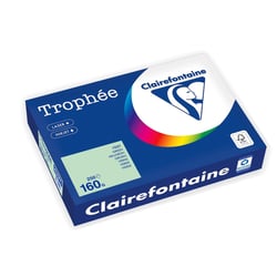 Ramette de papier CLAIREFONTAINE - 250 feuilles - Vert - A4 - 160g